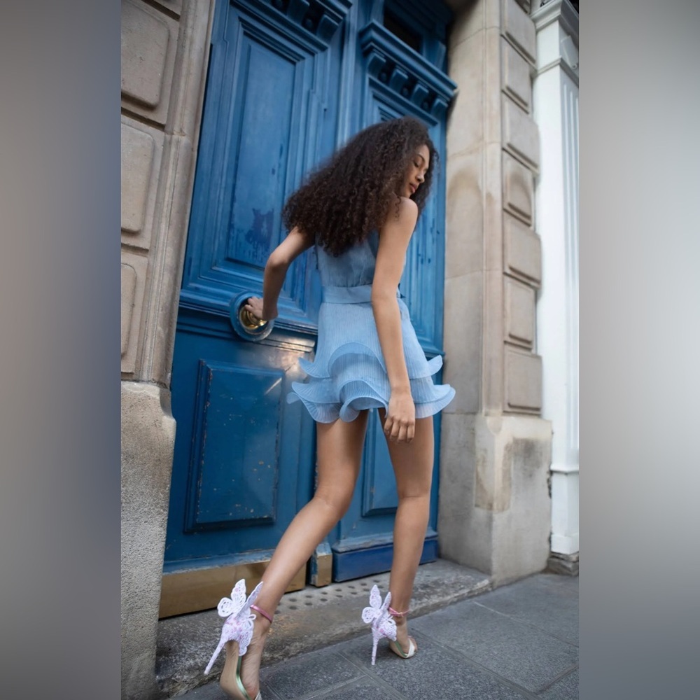 New Sophia Webster x LoveShackFancy Chiara Butterfly Heels - Picture 5 of 13